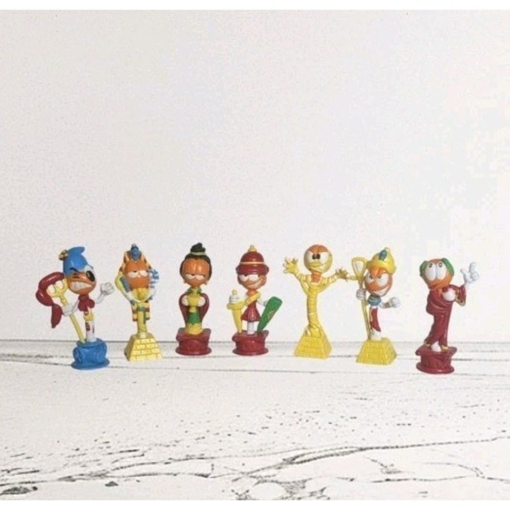90s Chupa Chups Figures Parchisi Replacement Game Pieces Spain Set Of 7 Vtg 1998